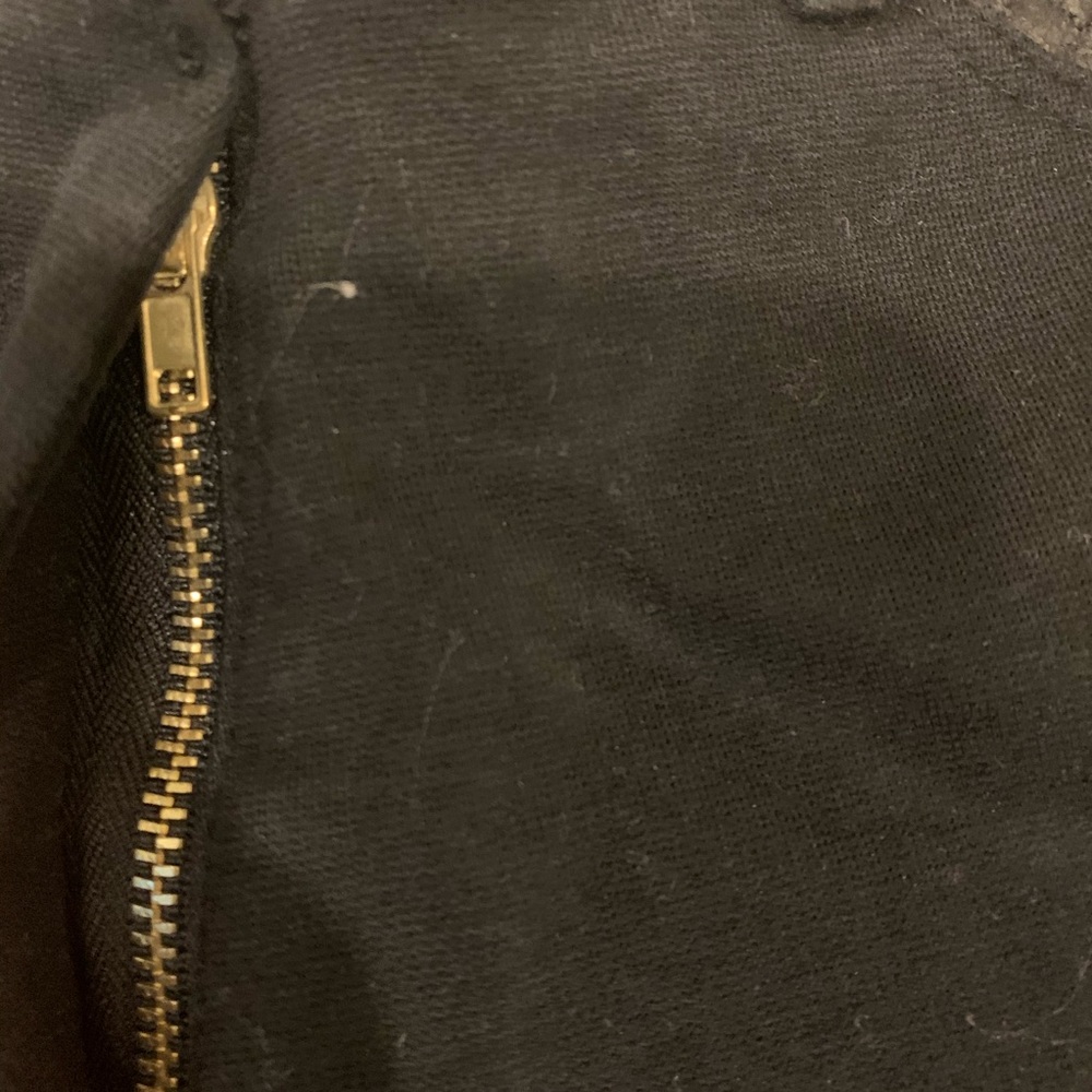 Zara black jeggings leggings with zipper medium - Picture 7 of 9